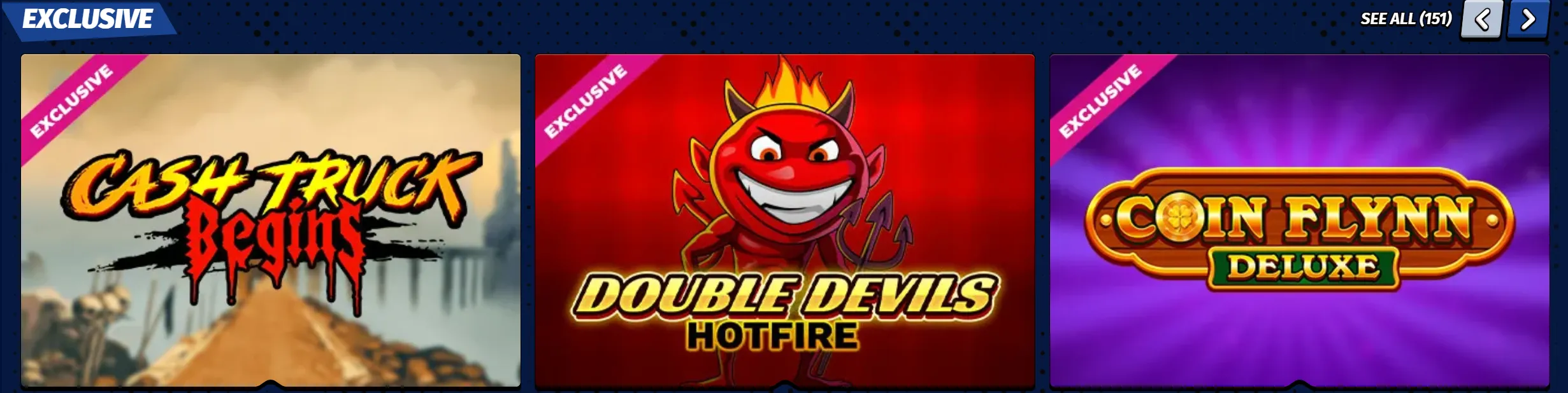 Big clash casino exclusive games