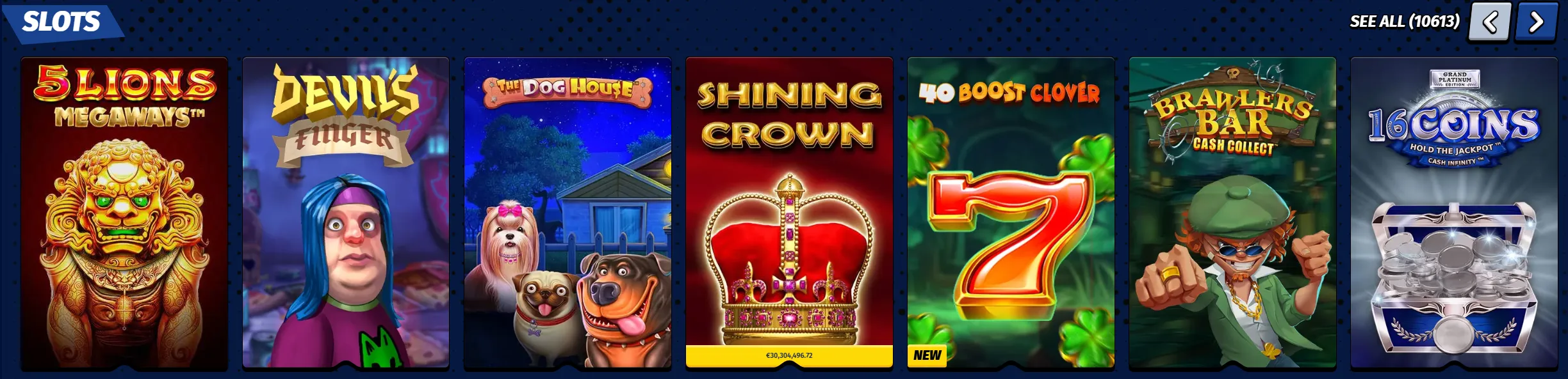 Big clash casino slots